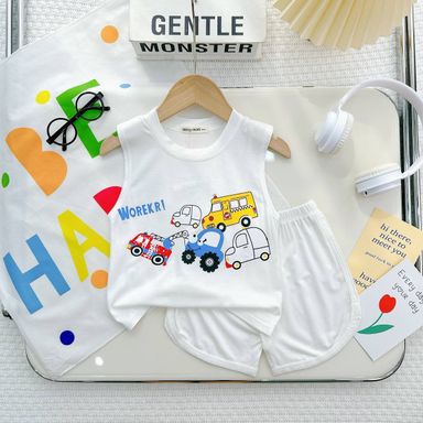 [74] Cartoon Sleeveless Play Sets (90~120)