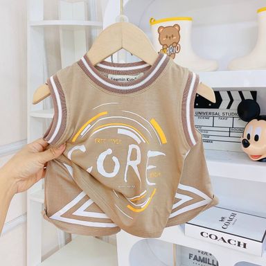 [70] Sporty Jersey Sleeveless Play Set (80~120)