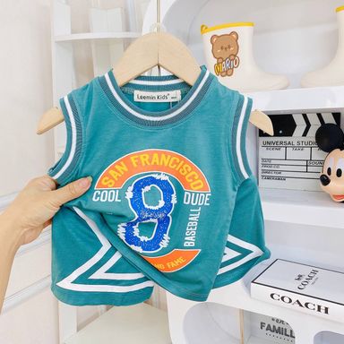 [70] Sporty Jersey Sleeveless Play Set (80~120)