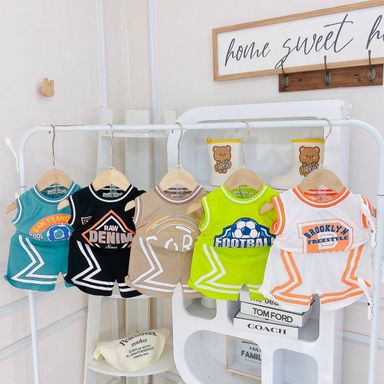 [70] Sporty Jersey Sleeveless Play Set (80~120)