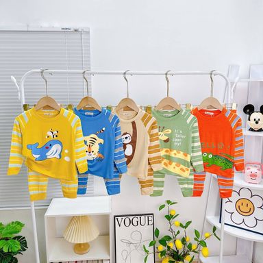 [67] Animals Pajamas Set (80~120)