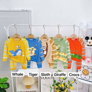 [67] Animals Pajamas Set (80~120)