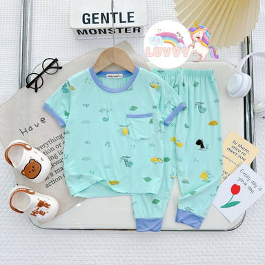 [86] Magical Pastel Short Sleeve Long Pants Set (90~120)