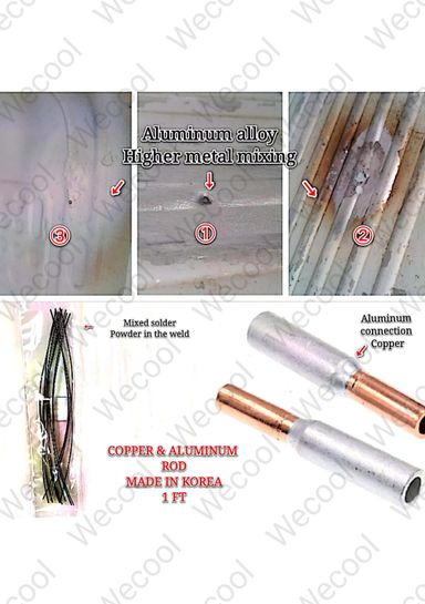 COPPER & ALUMINIUM ROD - MADE IN KOREA (1 FT)