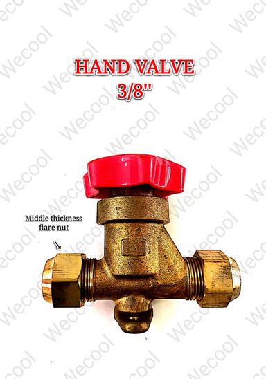 HAND VALVE - 3/8''