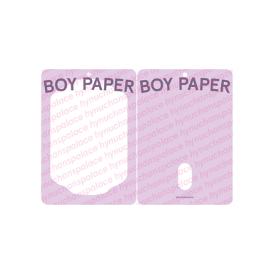 'BOY PAPER' acrylic photocard holder