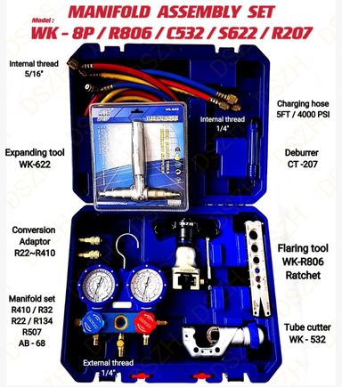 MANIFOLD ASSEMBLY SET (MODEL: WK-8P / R806 / C532 / S622 / R207)