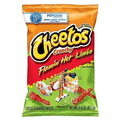Cheetos Crunchy Flamin’ Hot Limon 3.25oz