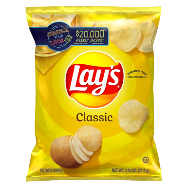 Lay's Classic Potato Chips 2.625oz