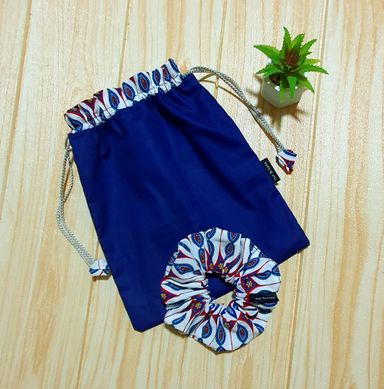 DPS 01-Drawstring Pouch/Scrunchie Set