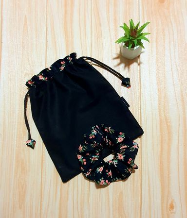 DPS 05-Drawstring Pouch/Scrunchie Set