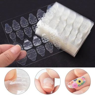 24pcs Double-sided Fingernails Sticker