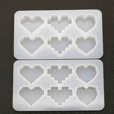 6 in 1 Love keychain mould 