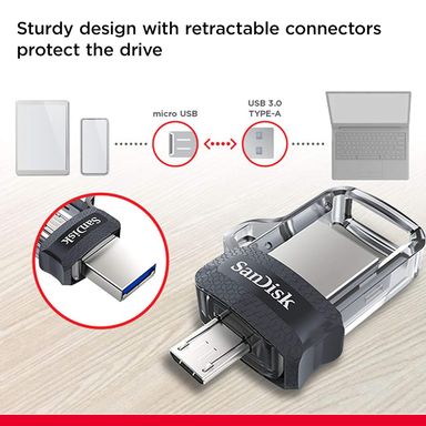 SanDisk Ultra Dual (SDDD3-064G-I35) USB 3.0 64GB Flash Drive