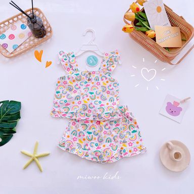 [101] Ruffles & Skorts Sleeveless Play Set (80~120)