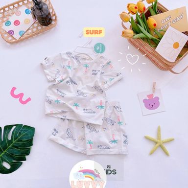 [102] Cotton Short Sleeve Play Set (80~120)