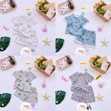 [102] Cotton Short Sleeve Play Set (80~120)