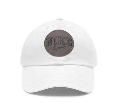 Dad adidas Hat with Leather Patch (Round)