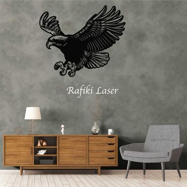 Eagle Flying Metal Wall Art Decor