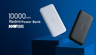 Xiaomi Redmi ‎PB100LZM Lithium Polymer 10000 Mah Fast Charging Slim PowerBank (White, 10W Fast Charging, Dual Ports)