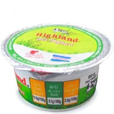 Highland Set Yoghurt 90g