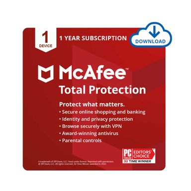 McAfee, Total Protection 2022 | 1 device | 1 Years PC-Mac-Android