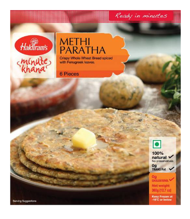 HALDIRAM'S METHI PARATHA 6PCS