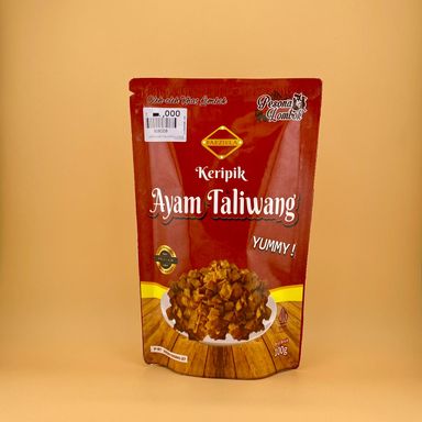 (FAEZIELA) KERIPIK AYAM TALIWANG 100GR