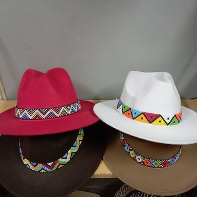 Beaded Fedora Hats