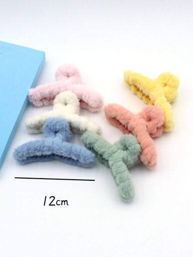 1pc Faux Fur Hair Claw