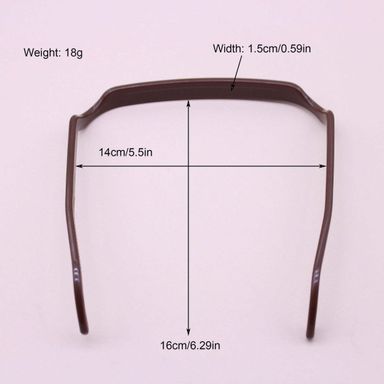 1pc Square Sunglasses Hair Clip