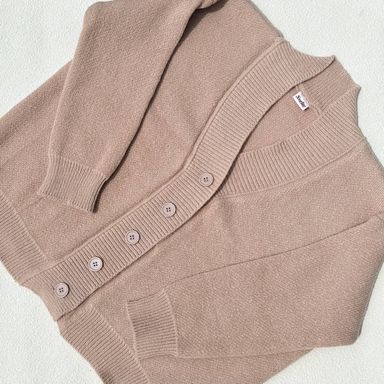 Khaki Knit Cardigan