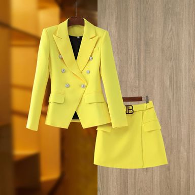 Two piece suit ( Skirt & Blazer)