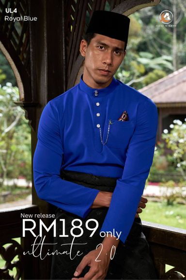 BAJU MELAYU ULTIMATE 2.0 ( ROYAL BLUE ) 