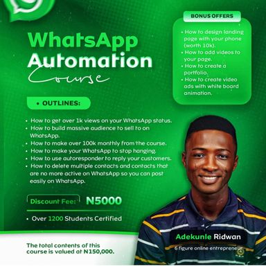 WHATSAP Automation leads generation 