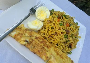 Noodles & Egg