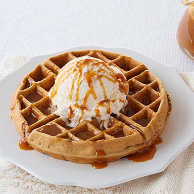 Waffle w/ Ice Cream