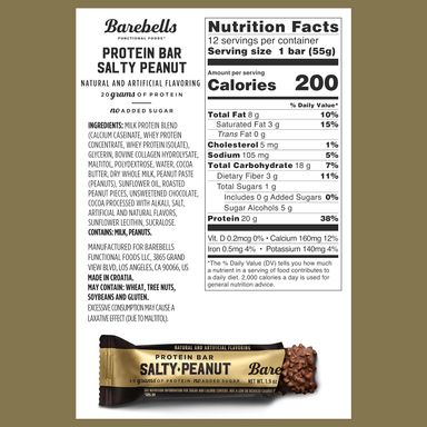 BAREBELLS PROTEIN BAR WHITE CHOCOLATE ALMOND