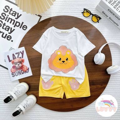 [119] Animals Short Sleeve Play Set (90~120)