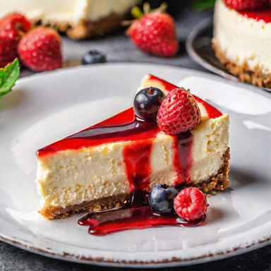 Cheesecake aux Fruits Rouges