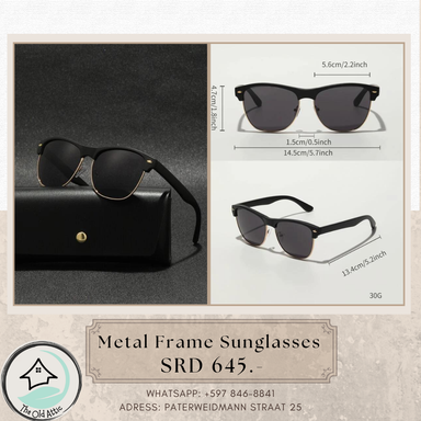 metal frame sunglasses 