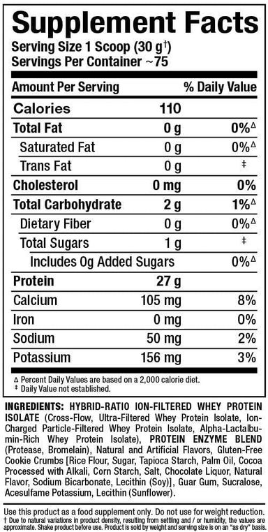 ALLMAX ISOFLEX 5LBS COOKIES AND CREAM