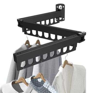 Wall Mounted Clothes Hanger Rack