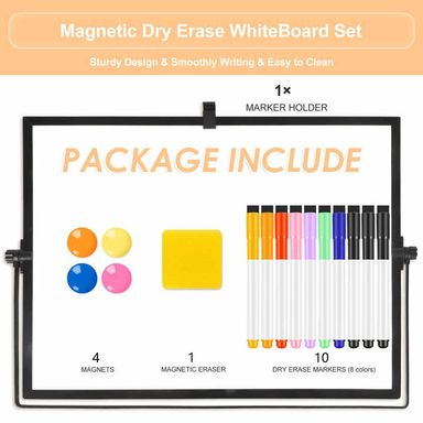 Double Sided Desktop Whiteboard