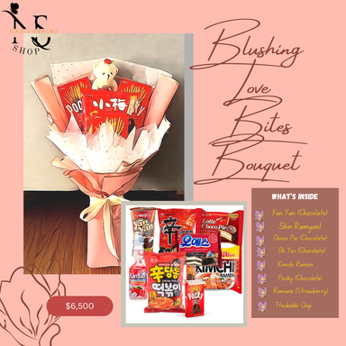 Blushing Love Bites Bouquet