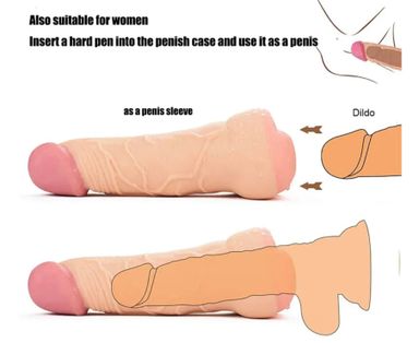 Realistic Penis Enlarger Sleeve