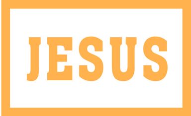 JESUS WITH GOLD BORDER 