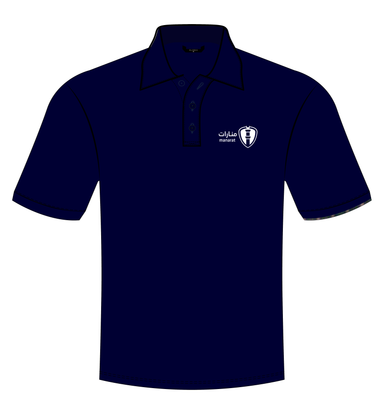 Manarat Navy Polo Short Sleeve 