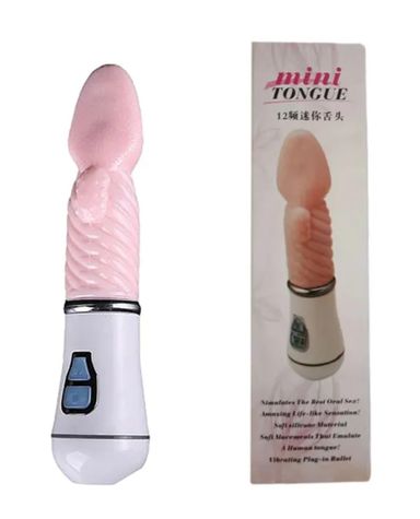 Multi-Speeds Tongue G-spot Massager Vibrating Dildo