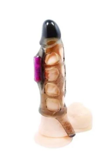 Vibrating Penis Extender With Cock Ring